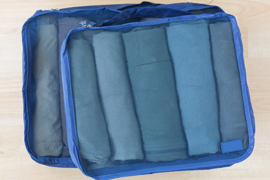 Een backpack inpakken met packing cubes