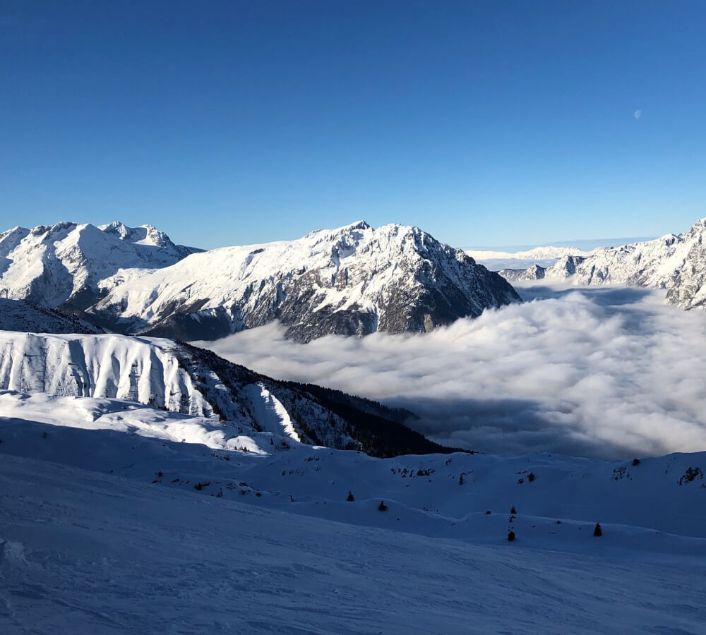 De 10 mooiste skigebieden van Europa: Alpe d'Huez Grand Domaine Ski in Frankrijk