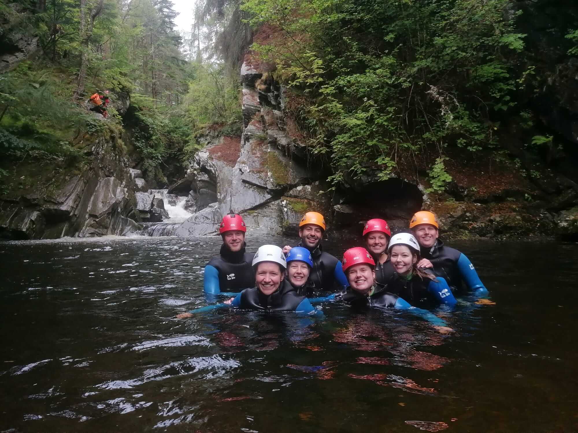 Canyoning in Schotland